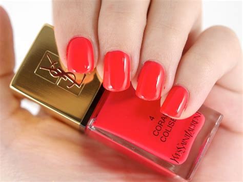 ysl nagellack coral|ysl la laque nail varnish.